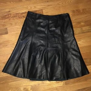 Leather skirt